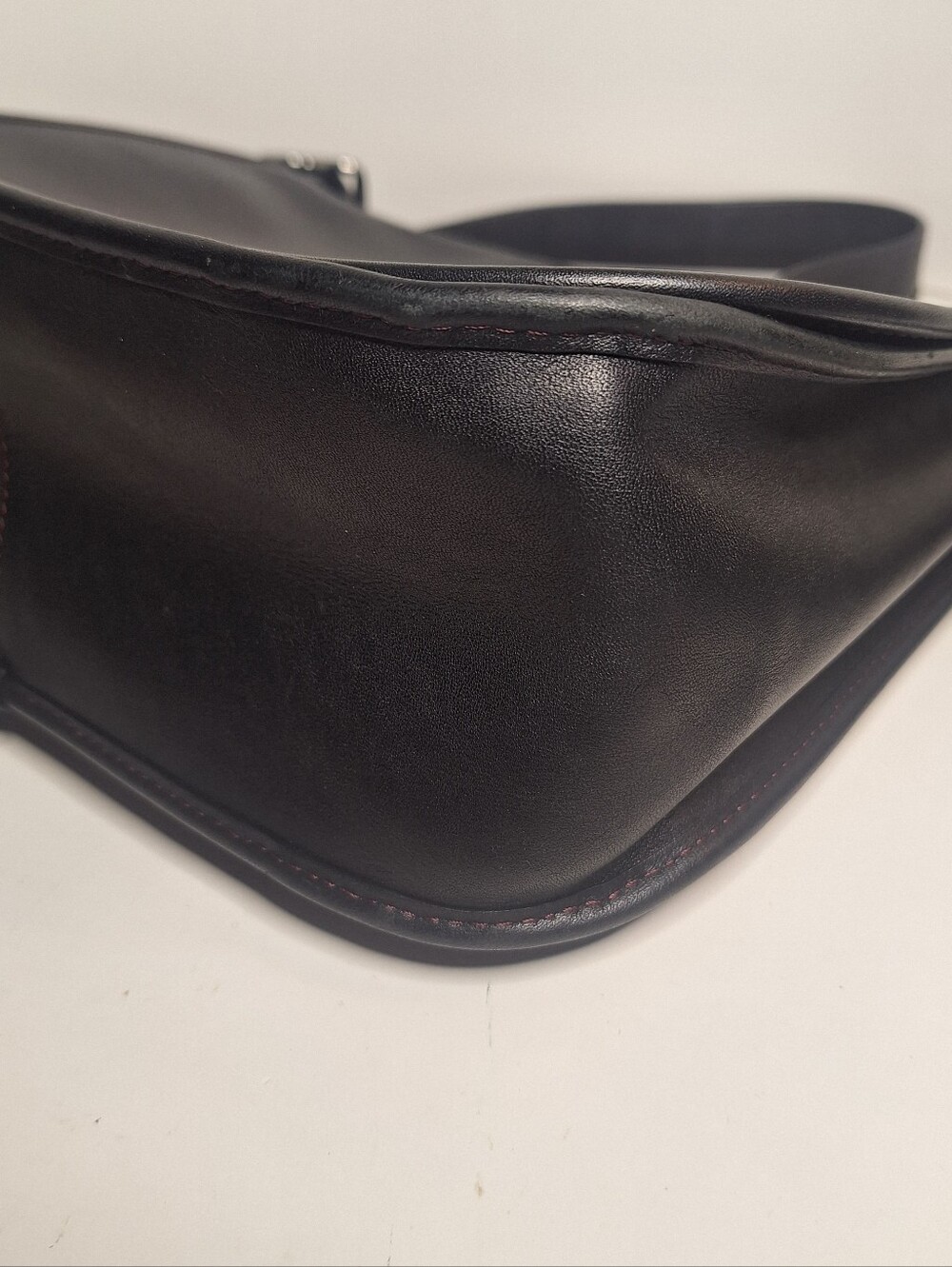 Coach Saddle Bag 75th Anniversary Leather Purse Crossbody 55298 Black Re-edition - Picture 12 of 16